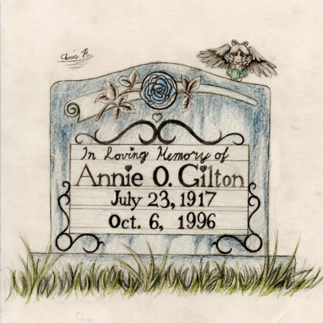 Grave of Annie O' Gilton